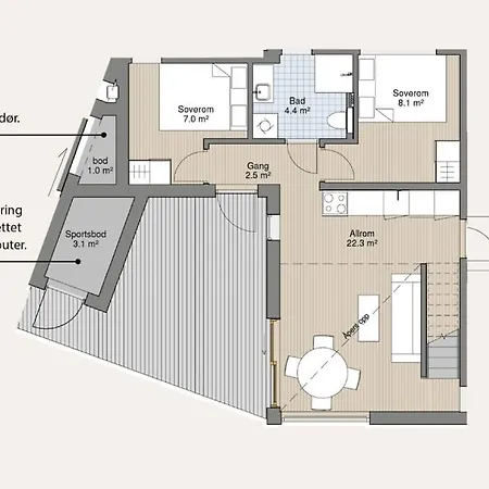 Holiday home Borestranda - Nytt Strandhus Med 6 Sengeplasser! Klepp